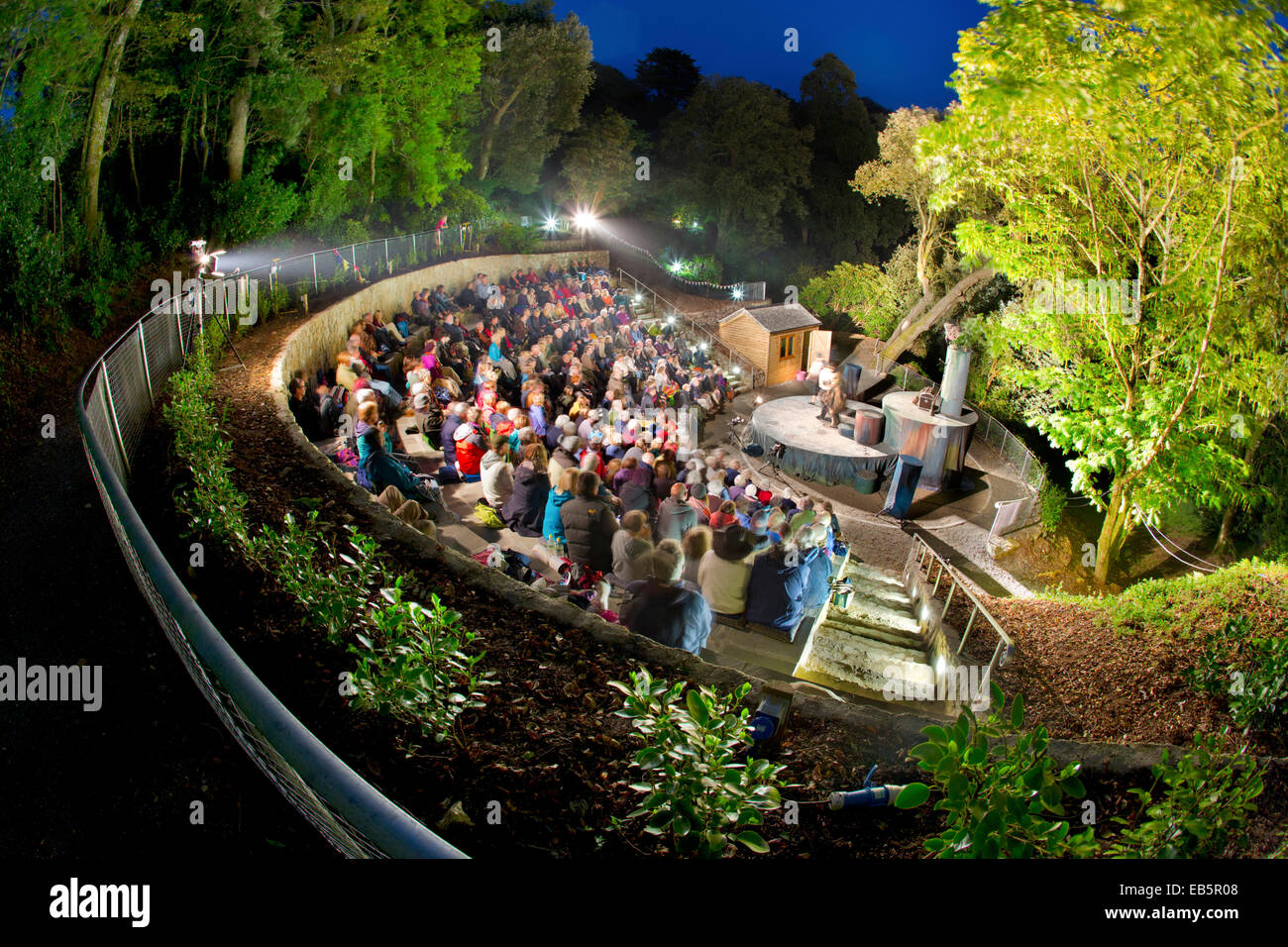 Trebah Garden; Theater; Cornwall; UK Stockfoto