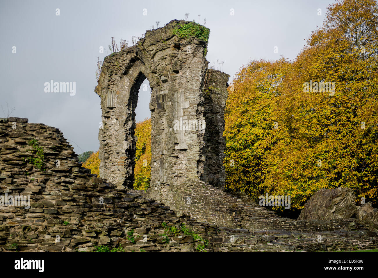 Mittwoch, 26. November 2014 im Bild: Ansichten von Neath Abtei Re: Ansichten von Neath, Neath Port Talbot, Wales, UK Stockfoto