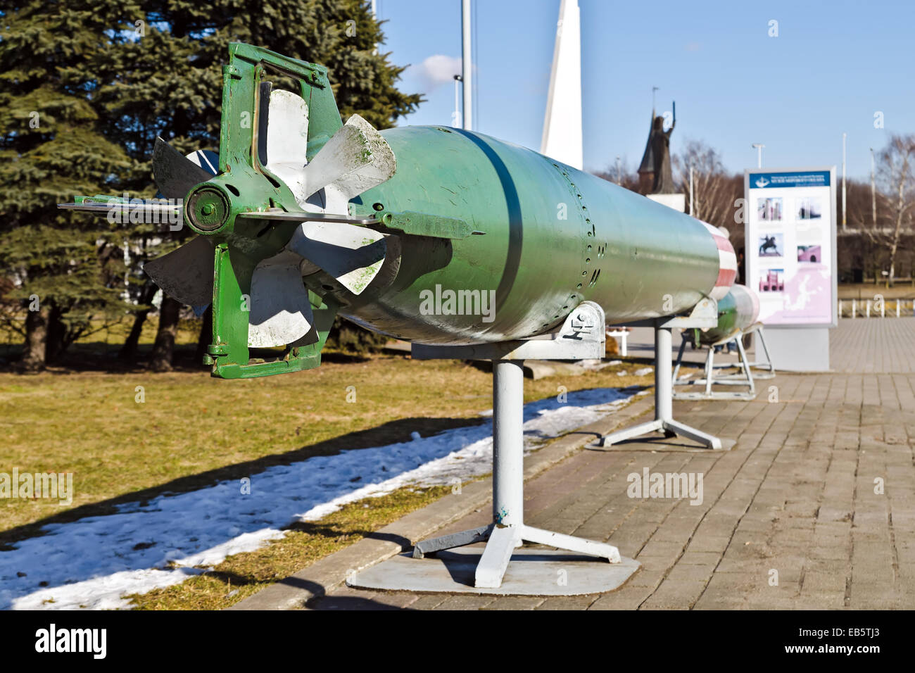 Sowjetische AntiSchiffGuDKraftwerken Torpedo, Sicht nach hinten