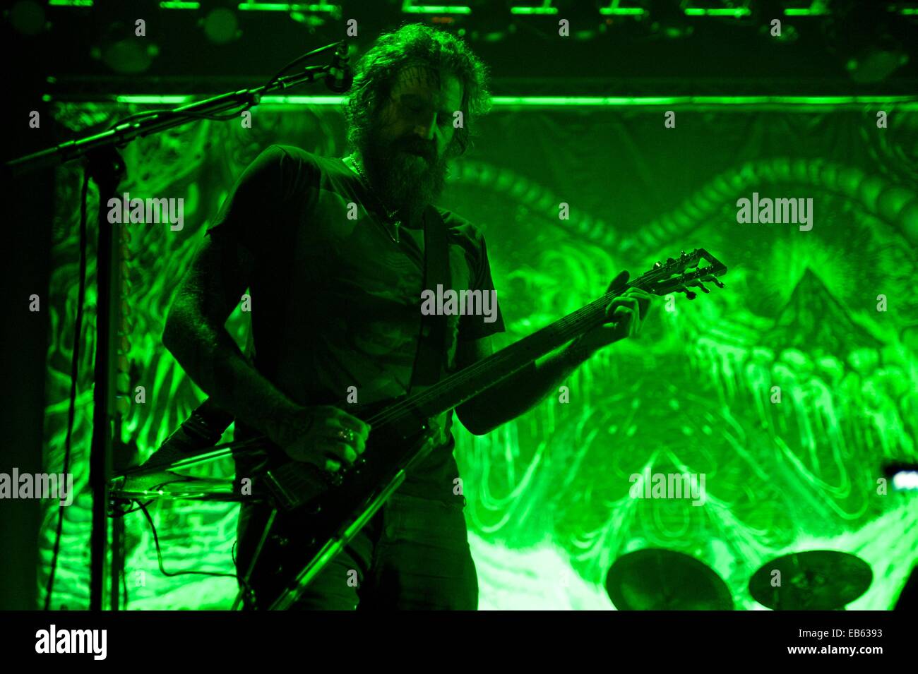 Glasgow, Schottland. 26. November 2014. US-Metal-Band Mastodon Höchstleistungen Glasgow O2 Academy am 26. November 2014 Credit: John Graham / Bassline Bilder/Alamy Live News Stockfoto