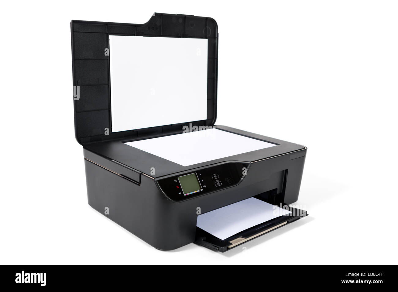 Drucker, Scanner, Kopierer, die isoliert auf weißem Hintergrund  Stockfotografie - Alamy