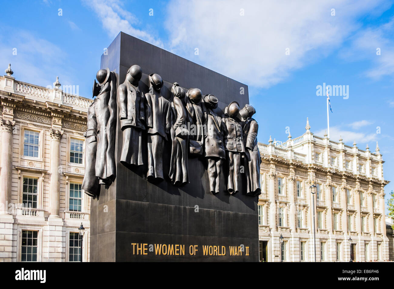 Die Frauen des zweiten Weltkriegs Denkmal Whitehall - London Stockfoto