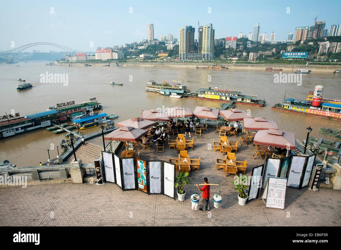 Yangtze River Chongqing, Sichuan Provinz, China Stockfotografie Alamy