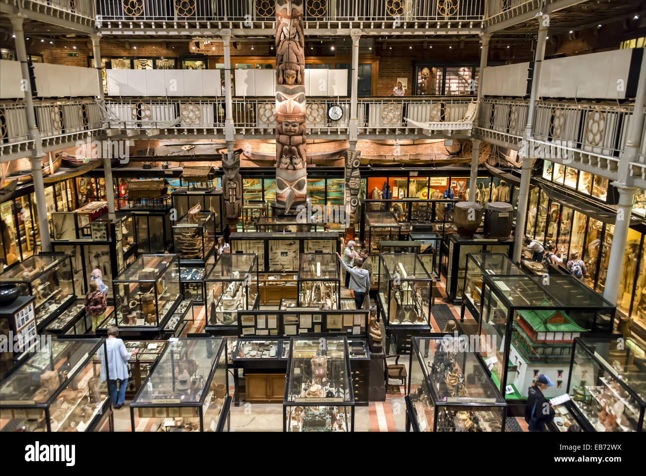 Das Pitt Rivers Museum ist ein Museum mit archäologischen und anthropologischen Sammlungen von der University of Oxford Stockfoto