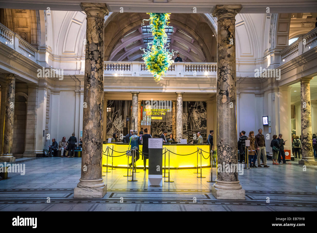 Tickets und InfoDesk Victoria und Albert Museum, V & A, South