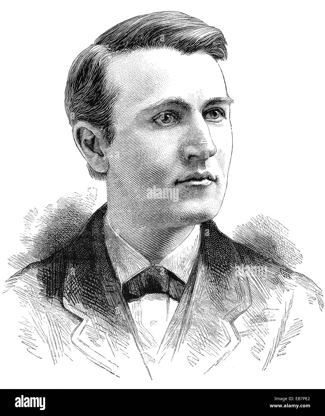 Alva, 1847-1931, US-amerikanischer Erfinder und Geschäftsmann, Alva, 1847-1931, Ein U.S.-Amerikanischer Er Stockfoto