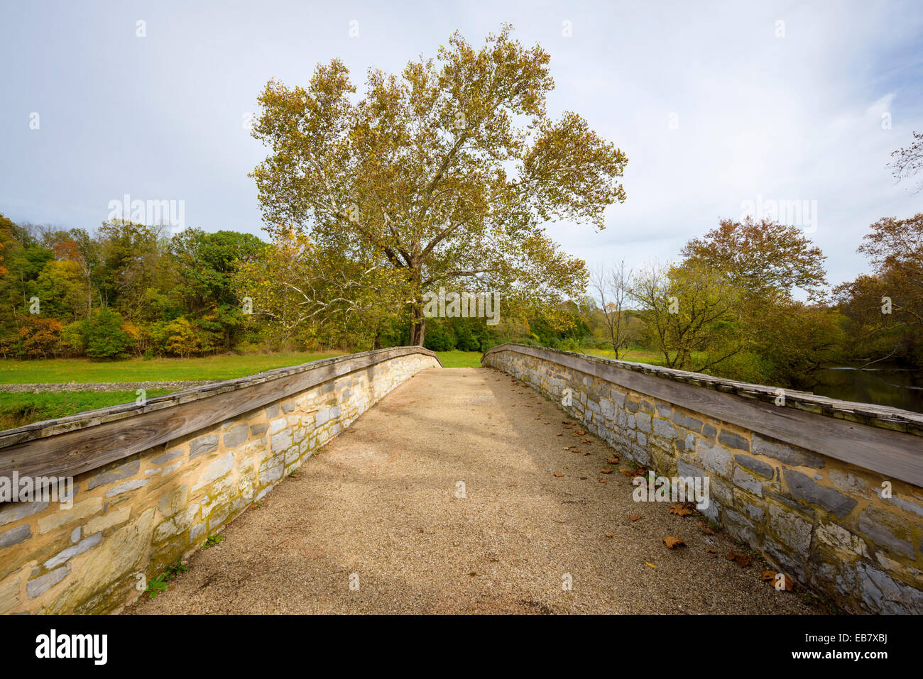 Burnside Bridge Antietam National Battlefield, Sharpsburg, Maryland, USA. Stockfoto