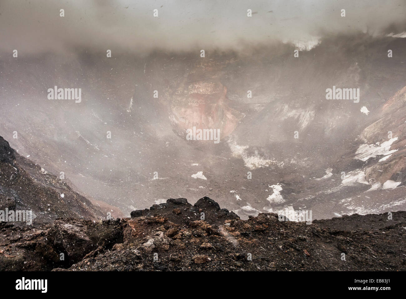 Kamtschatka - Tolbatschik Vulcano - August 2014 Stockfoto