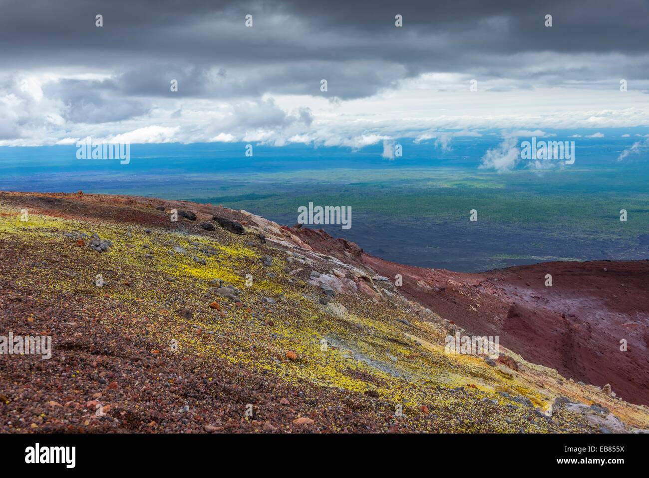 Kamtschatka - Tolbatschik Vulcano - August 2014 Stockfoto