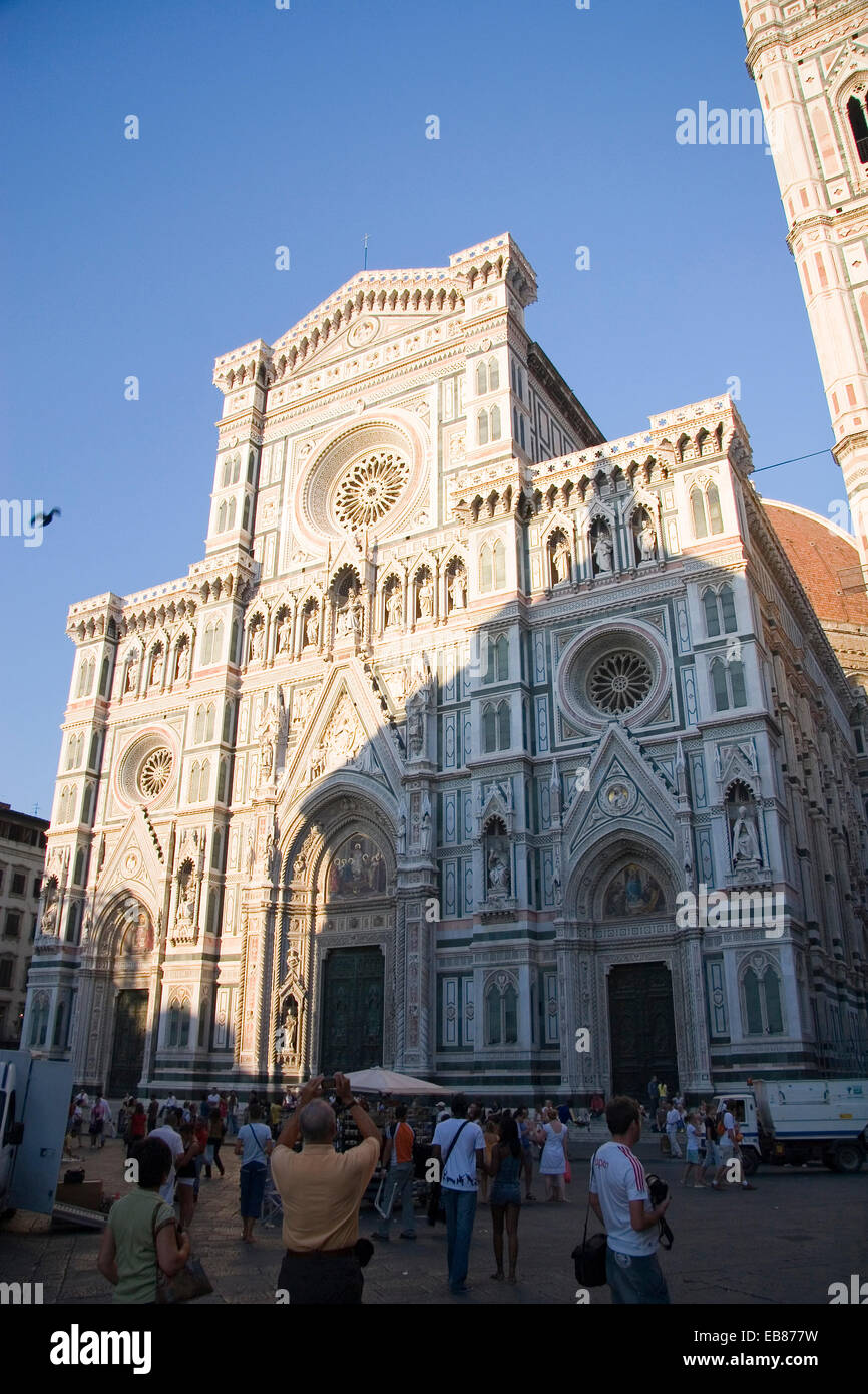 Santa Maria dei Fiore Dom und Campanille Florenz, Toskana, Italien Stockfoto