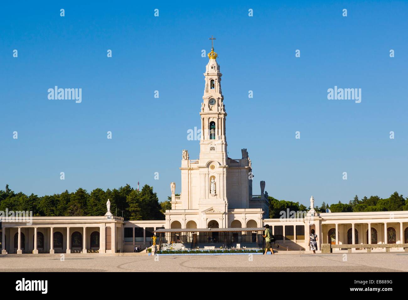 Die Basilika unserer lieben Frau von den Rosenkranz Santuario de Fatima