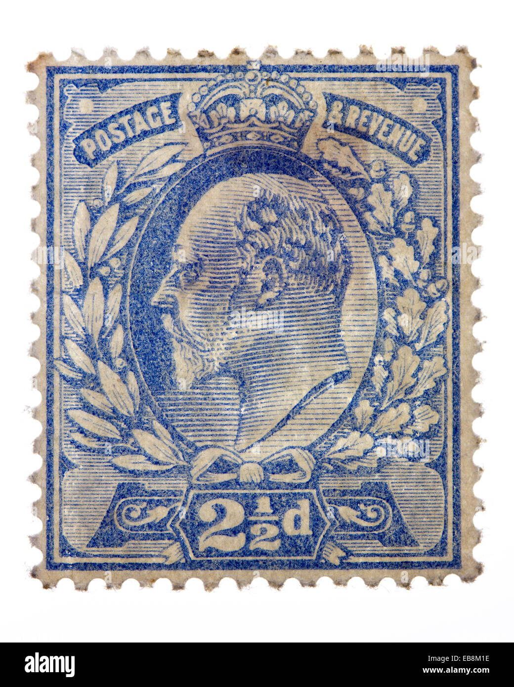 König Edward VII Briefmarke Stockfoto