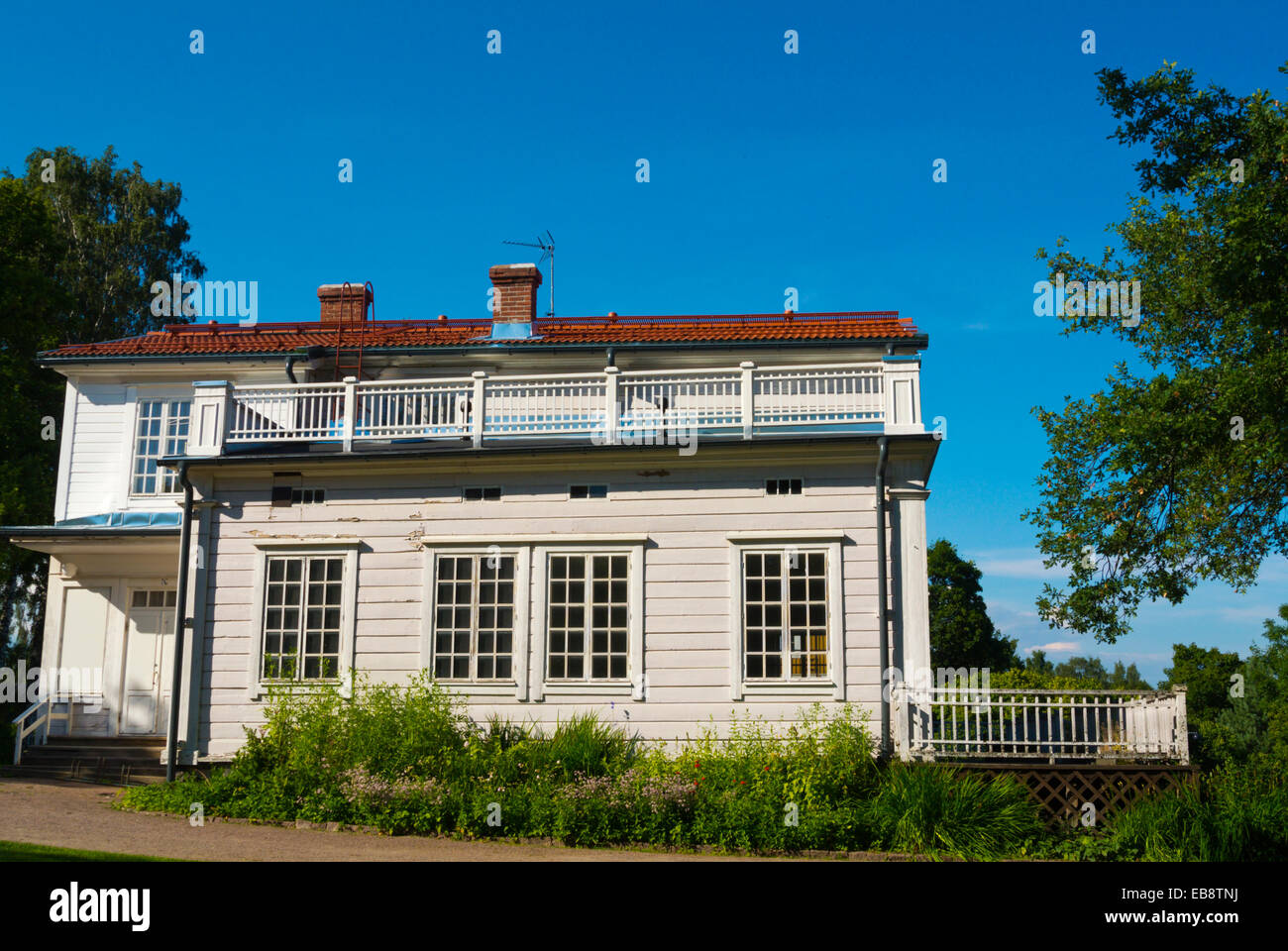 Annalan Huvila, Villa Anneberg (1834), Annalan blieb, Annala Park, Arabien District, Helsinki, Finnland, Europa Stockfoto