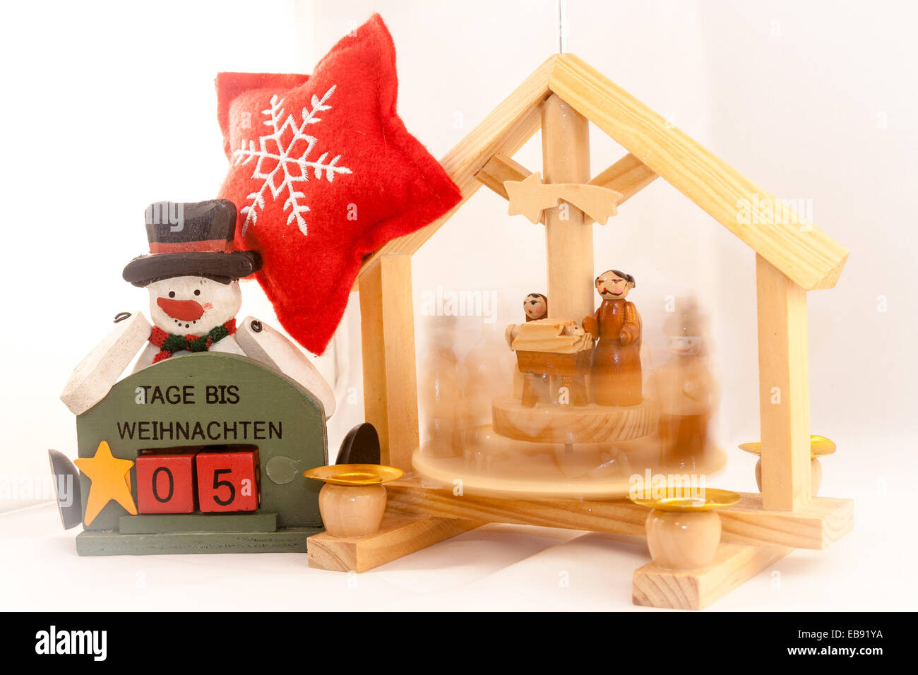 5 Tage zu Weihnachten Stockfoto