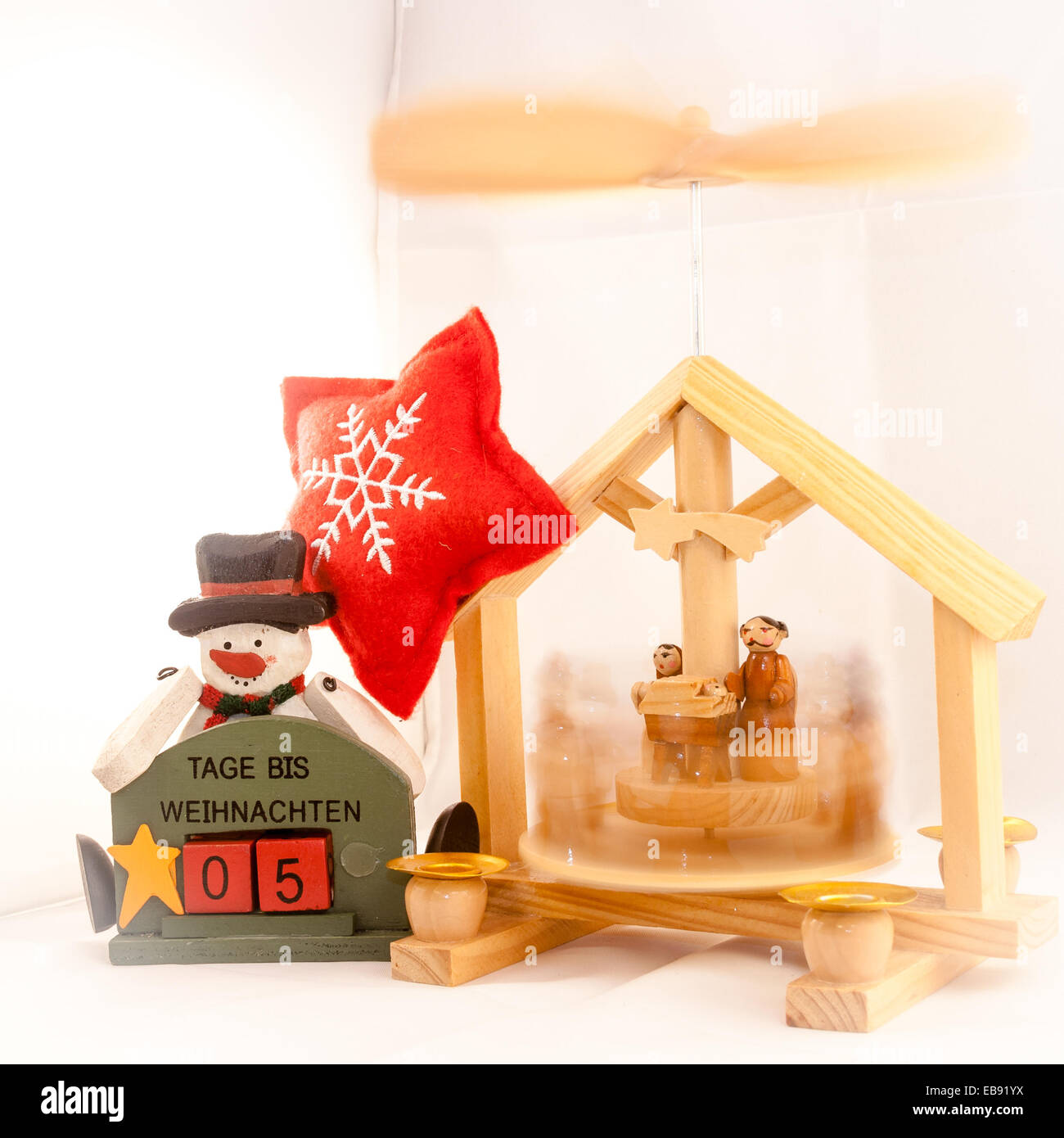 5 Tage zu Weihnachten Stockfoto