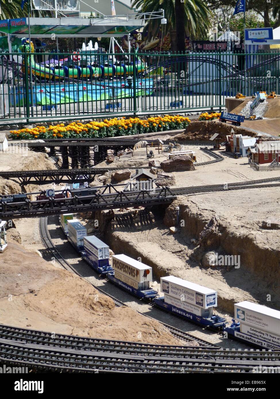 Garten Eisenbahn An Die Los Angeles County Fair Diese