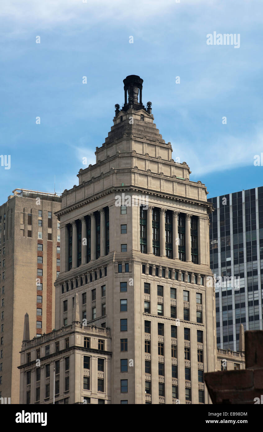 Die Standard Oil Building auf 26 Broadway an der Bowling Green Lower Manhattan in New York City, USA Stockfoto