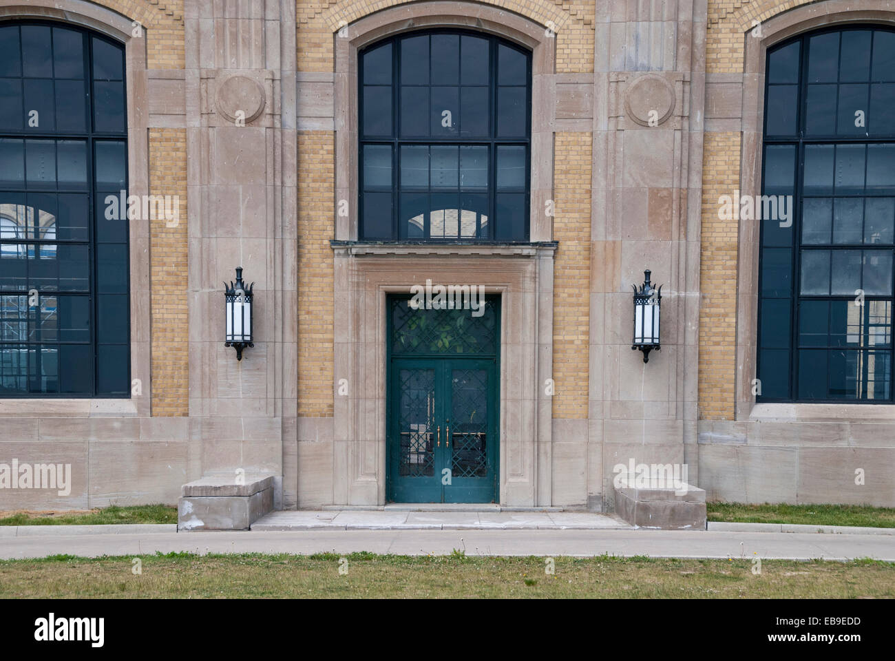 Das äußere des historischen Art Deco inspiriert RC Harris Wasserfiltration und Kläranlage in Toronto Ontario Kanada Stockfoto