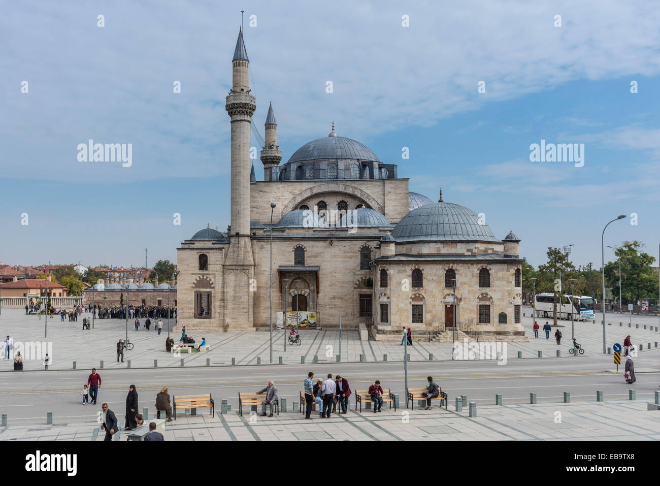 Selimiye Moschee, Aziziye, Konya, Türkei Stockfoto