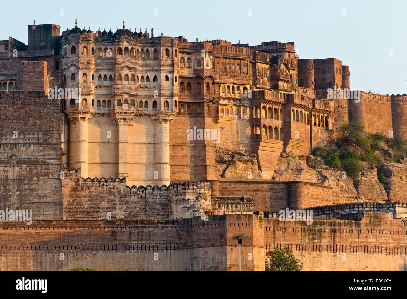 Mehrangarh Fort, Jodhpur, Rajasthan, Indien Stockfoto