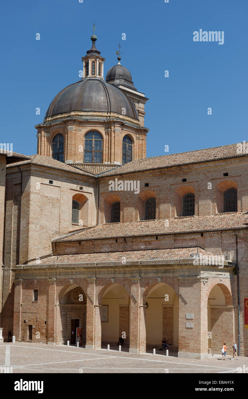 Dom, Kathedrale, Urbino, Marken, Italien Stockfoto