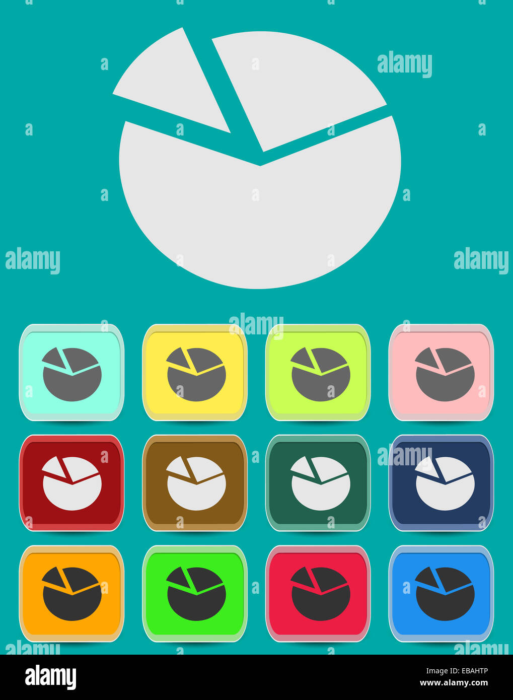 Vektor-Illustration von Business-Konzept-Symbol Stockfoto