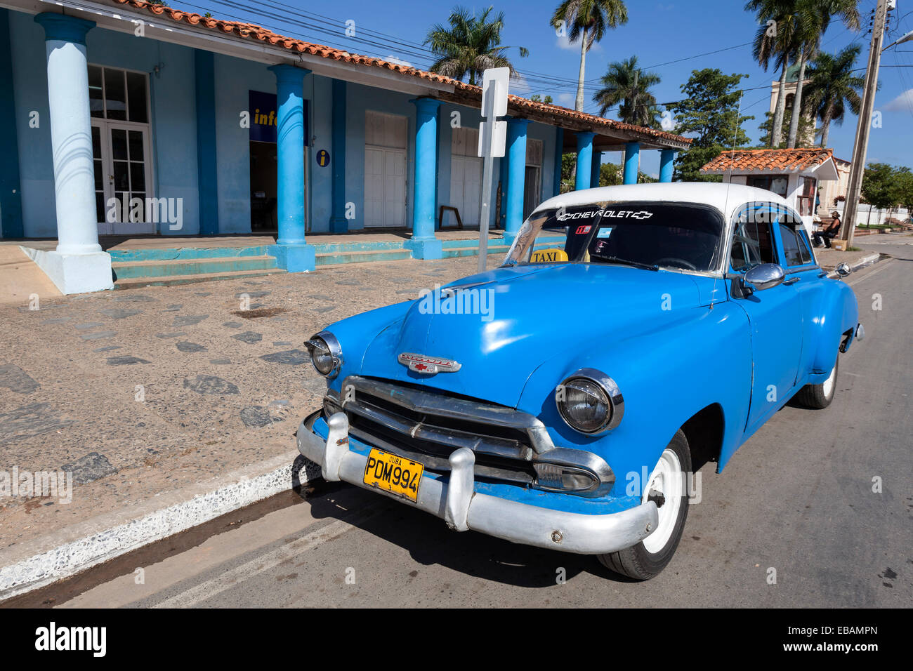 Oldtimer Chevrolet ab den 1940er Jahren, Viñales, Kuba Stockfoto