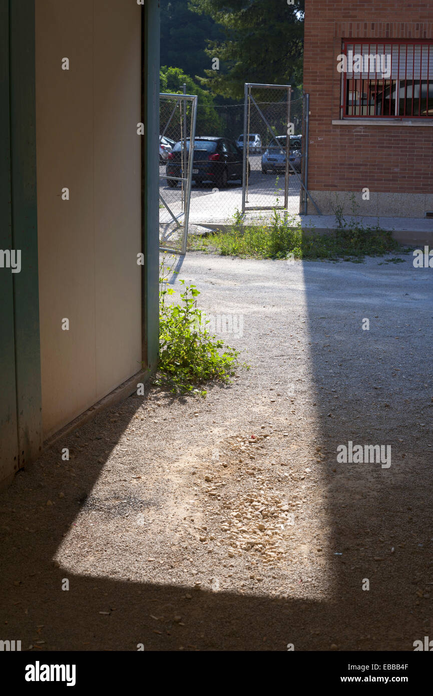 Strahl von Licht, Valencia, Spanien. Stockfoto