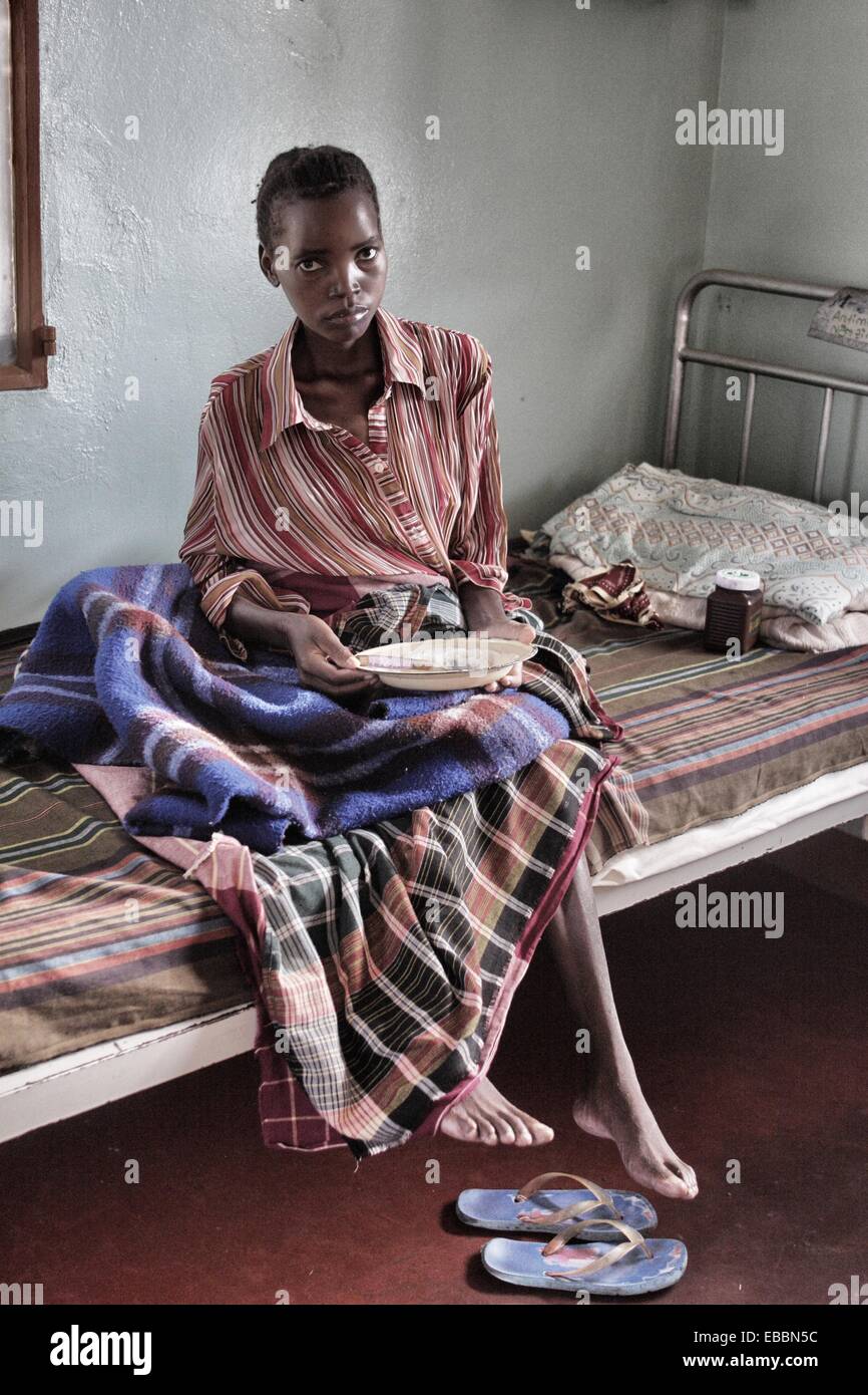 AIDSAcquired Immunschwäche-Syndrom Übel Chalucuane Mosambik Stockfoto