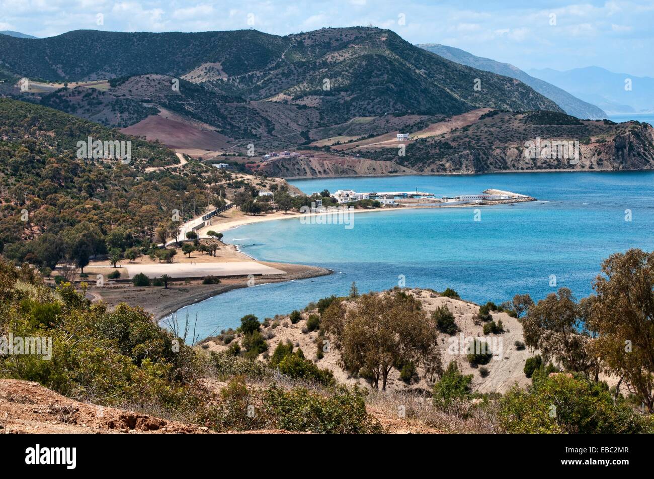 Mediterranen Küstenlandschaft in Al Hoceima Nationalpark Marokko
