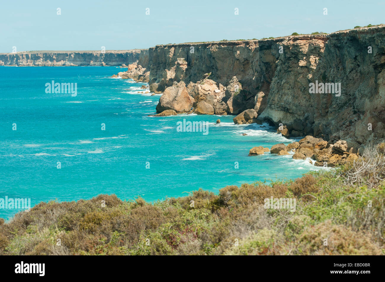Klippen am Kopf der Bucht, SA, Australien Stockfoto