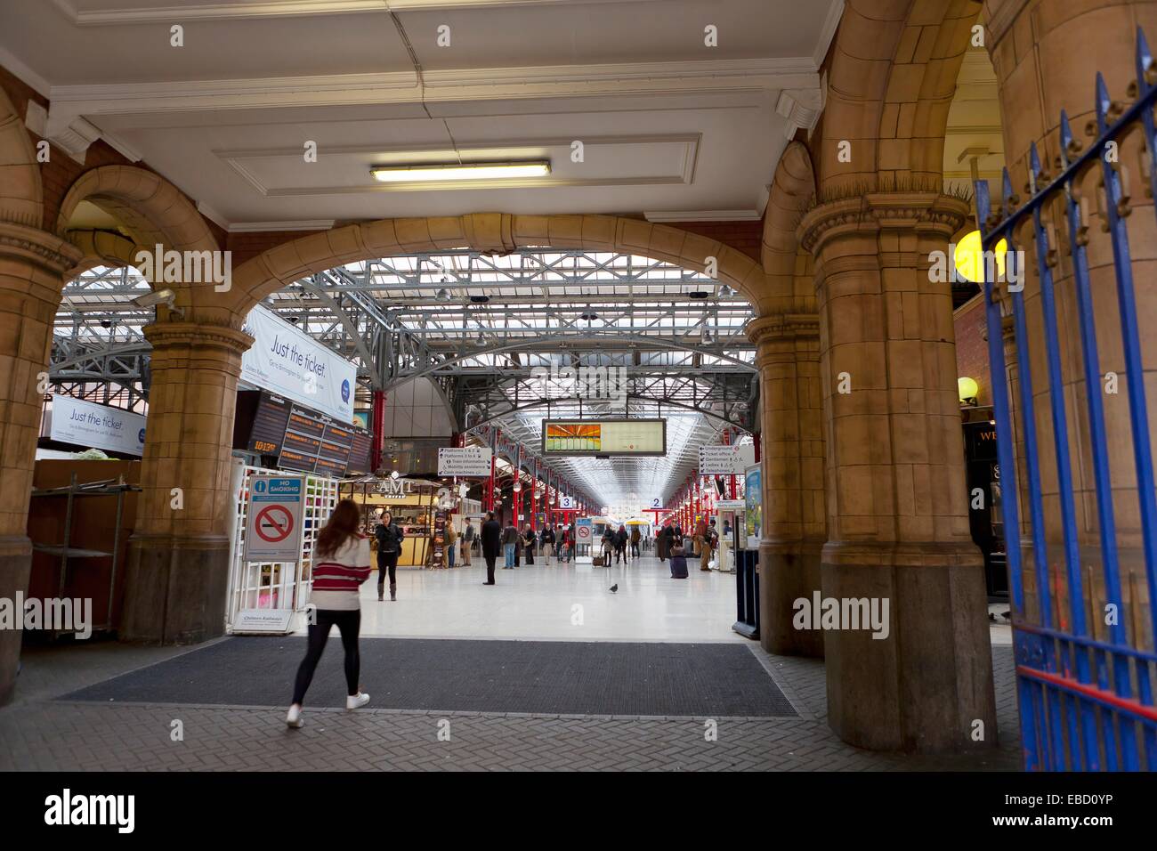 Innere des Marylebone Station England, London, Vereinigtes Königreich, UK Europe Stockfoto