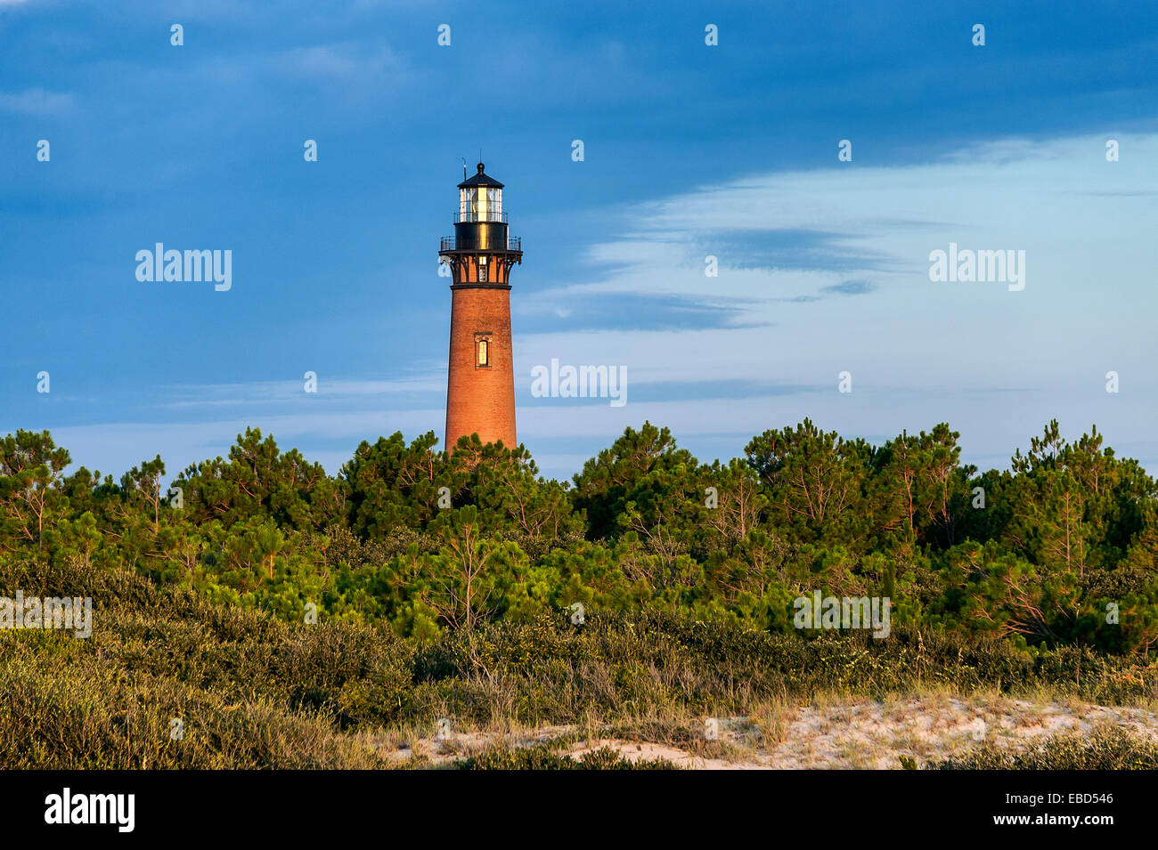Currituck Beach Licht, Corolla, North Carolina, USA Stockfoto