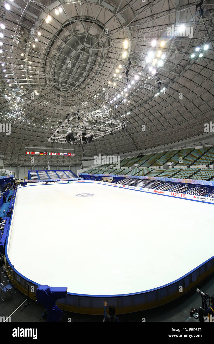 Osaka, Japan. 27. November 2014. Namihaya Kuppel Eiskunstlauf ISU