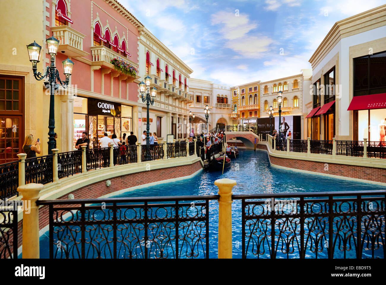 Klein-Venedig im Venetian Hotel and Casino. Las Vegas, Nevada, USA  Stockfotografie - Alamy