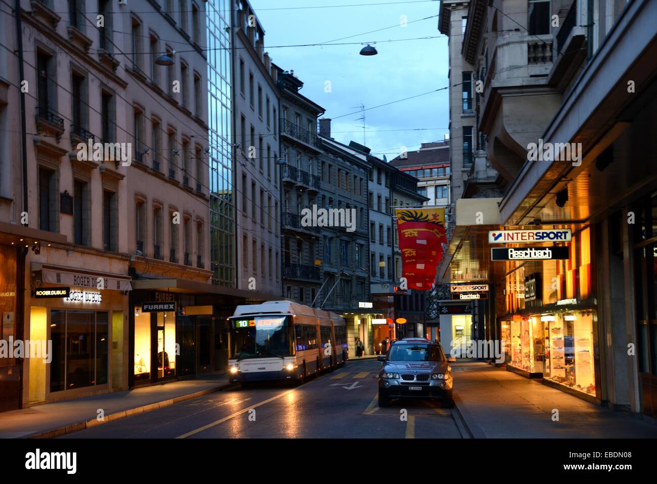 Rue du rhone geneva -Fotos und -Bildmaterial in hoher Auflösung – Alamy