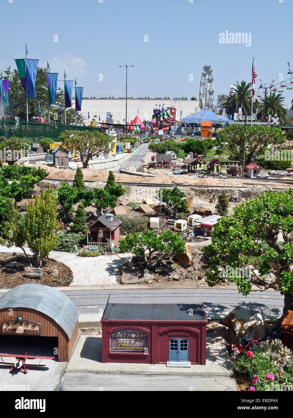 Garten Eisenbahn An Die Los Angeles County Fair Diese