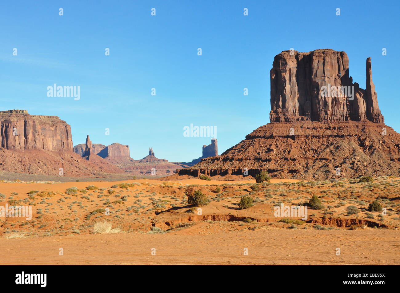 Monument Valley, Arizona. Stockfoto