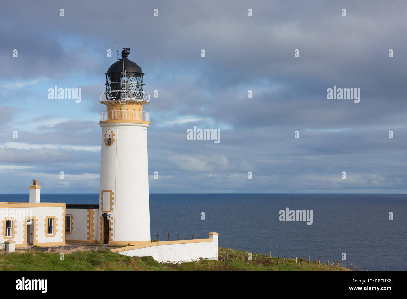 Tiumpan Kopf Lighthouse.The Leuchtturm und Gebäude wurden von David und Charles Stevenson entworfen und gebaut von John Aitken. Stockfoto