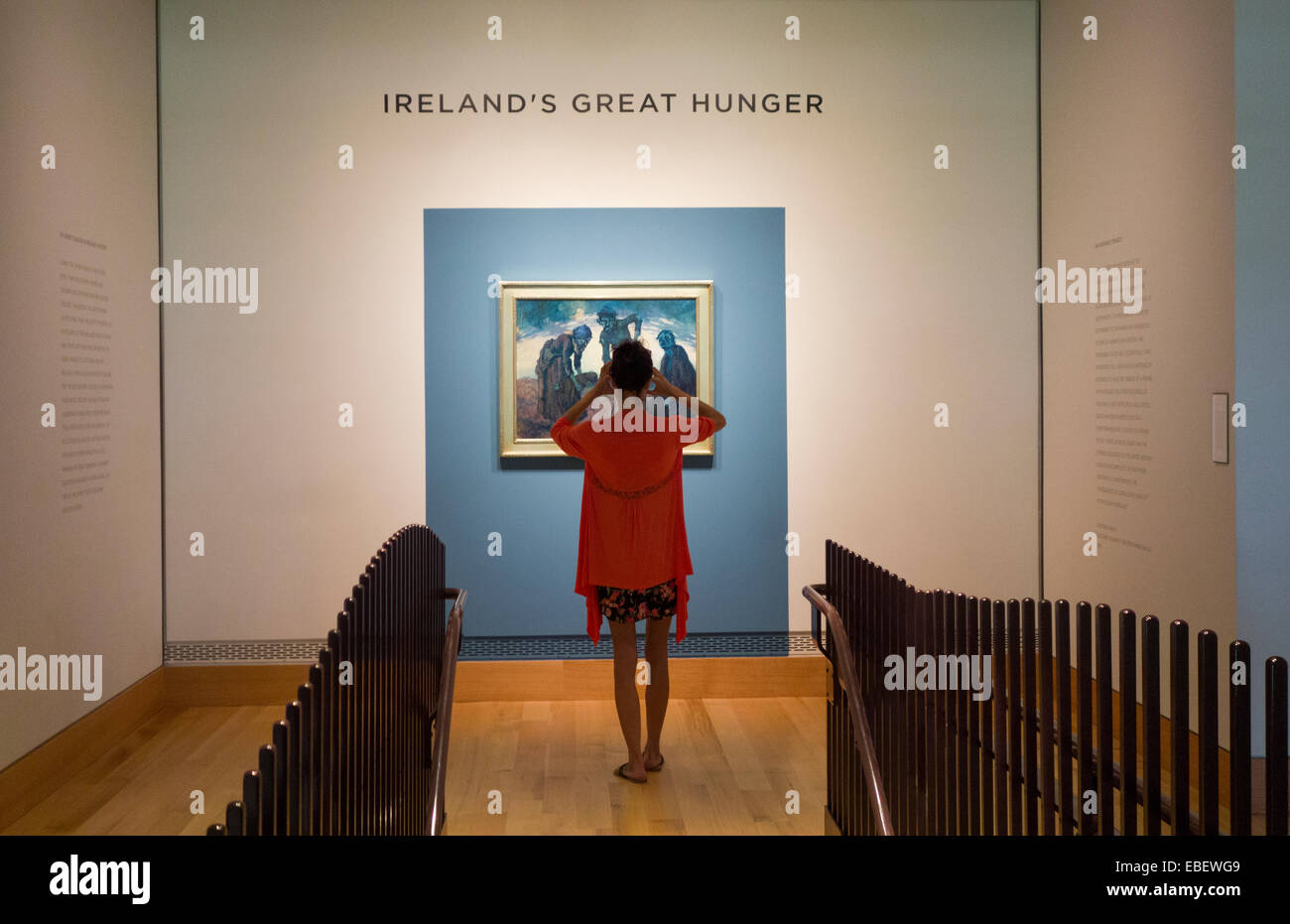 Irlands großer Hunger Museum in Hamden, CT Stockfoto