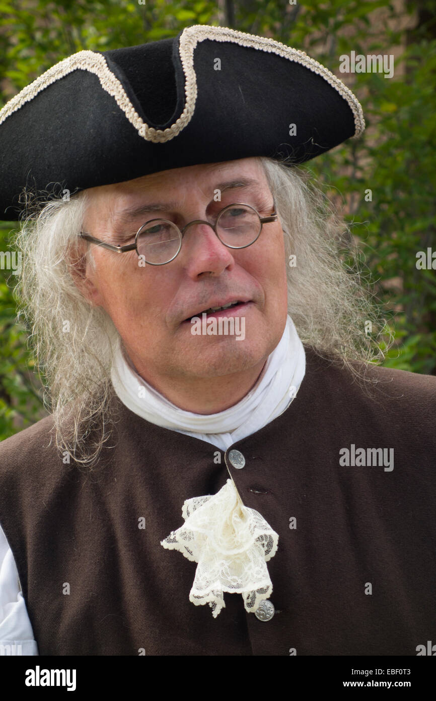 Schlacht von Brooklyn Reenactment auf dem Greenwood cemetery Stockfoto