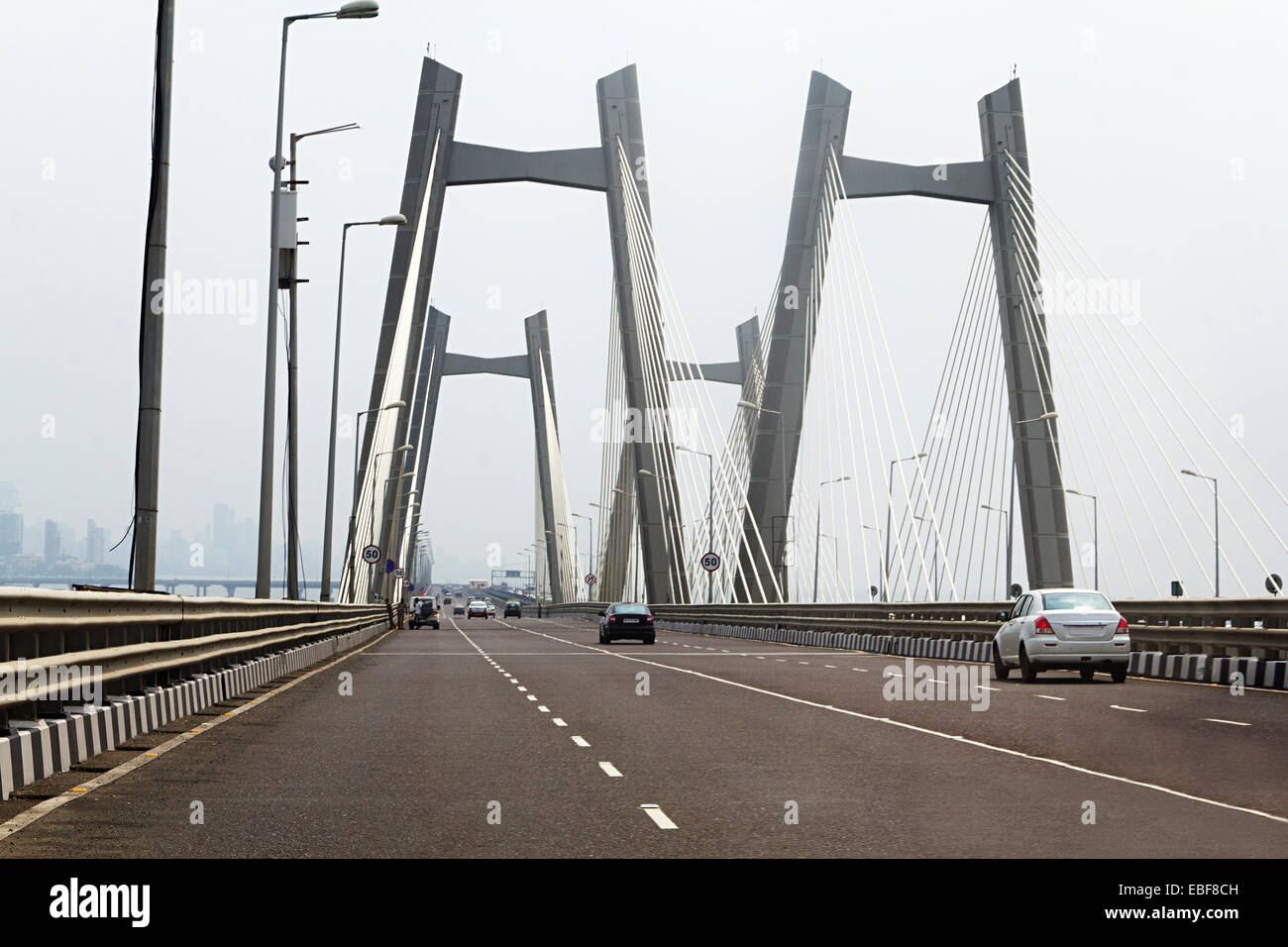 Indien-Mumbai-Brücke-Überführung Stockfoto