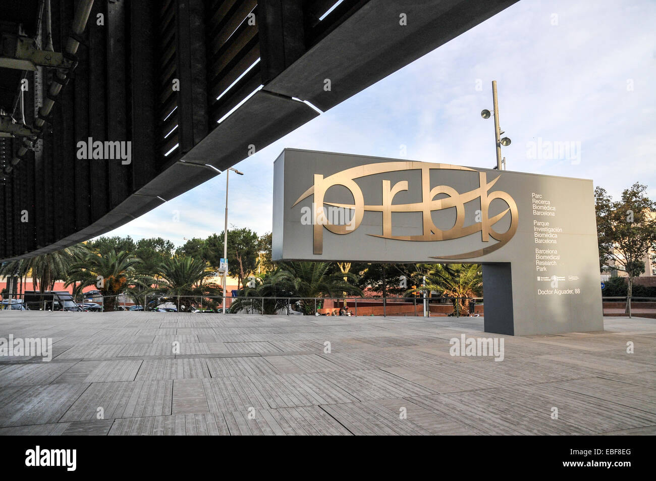 Barcelona biomedizinische Forschungspark - PRBB Stockfoto