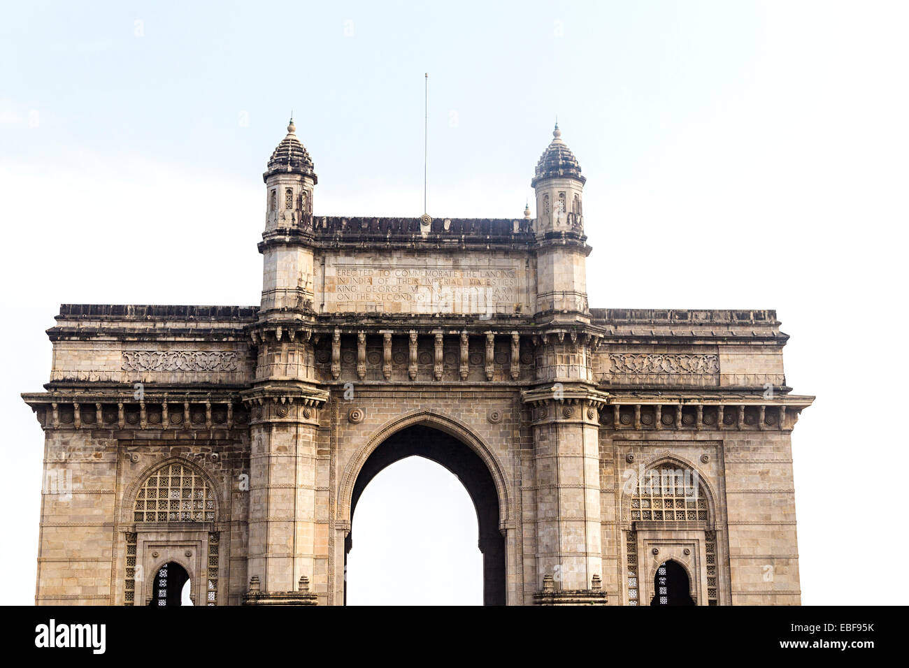 Indien-Mumbai-Gateway Of India Stockfoto