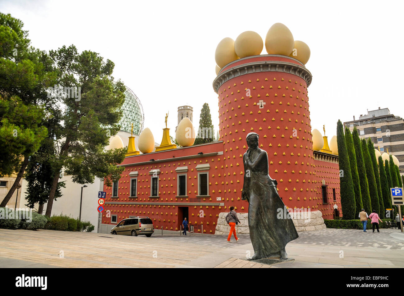 Dali Theater und Museum, Figueres, Katalonien, Spanien. Stockfoto