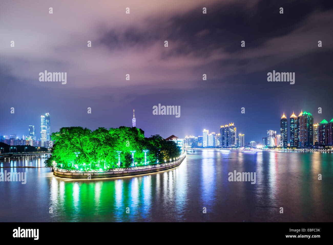 China Guangzhou Landschaft in china Stockfoto
