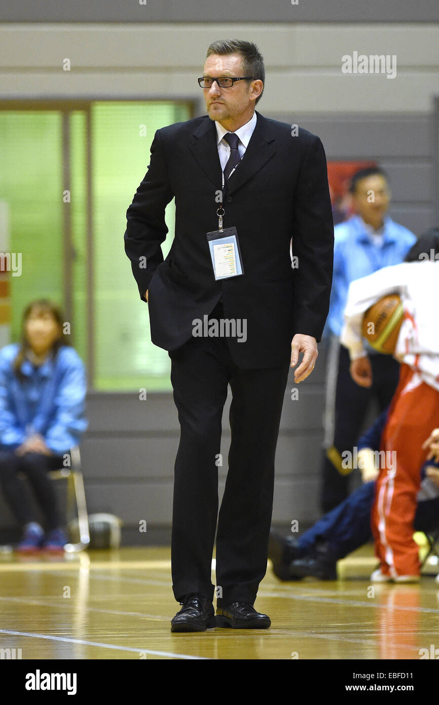 Nerima Hikarigaoka Gymnasium, Tokio, Japan. 30. November 2014. BT-Burke Toews (Redwave), 30. November 2014 - Basketball: 14-15-W-League zwischen Haneda Vickies 47-108 Fujitsu Red Wave in Nerima Hikarigaoka Gymnasium, Tokio, Japan. © AFLO SPORT/Alamy Live-Nachrichten Stockfoto