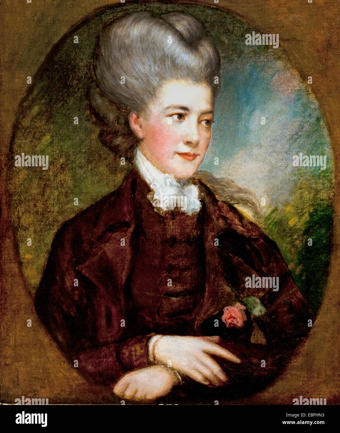 Lady Georgiana Poyntz, Gräfin Spencer Thomas Gainsborough 1727-1788 UK Vereinigtes Königreich England englische britische Großbritannien Stockfoto