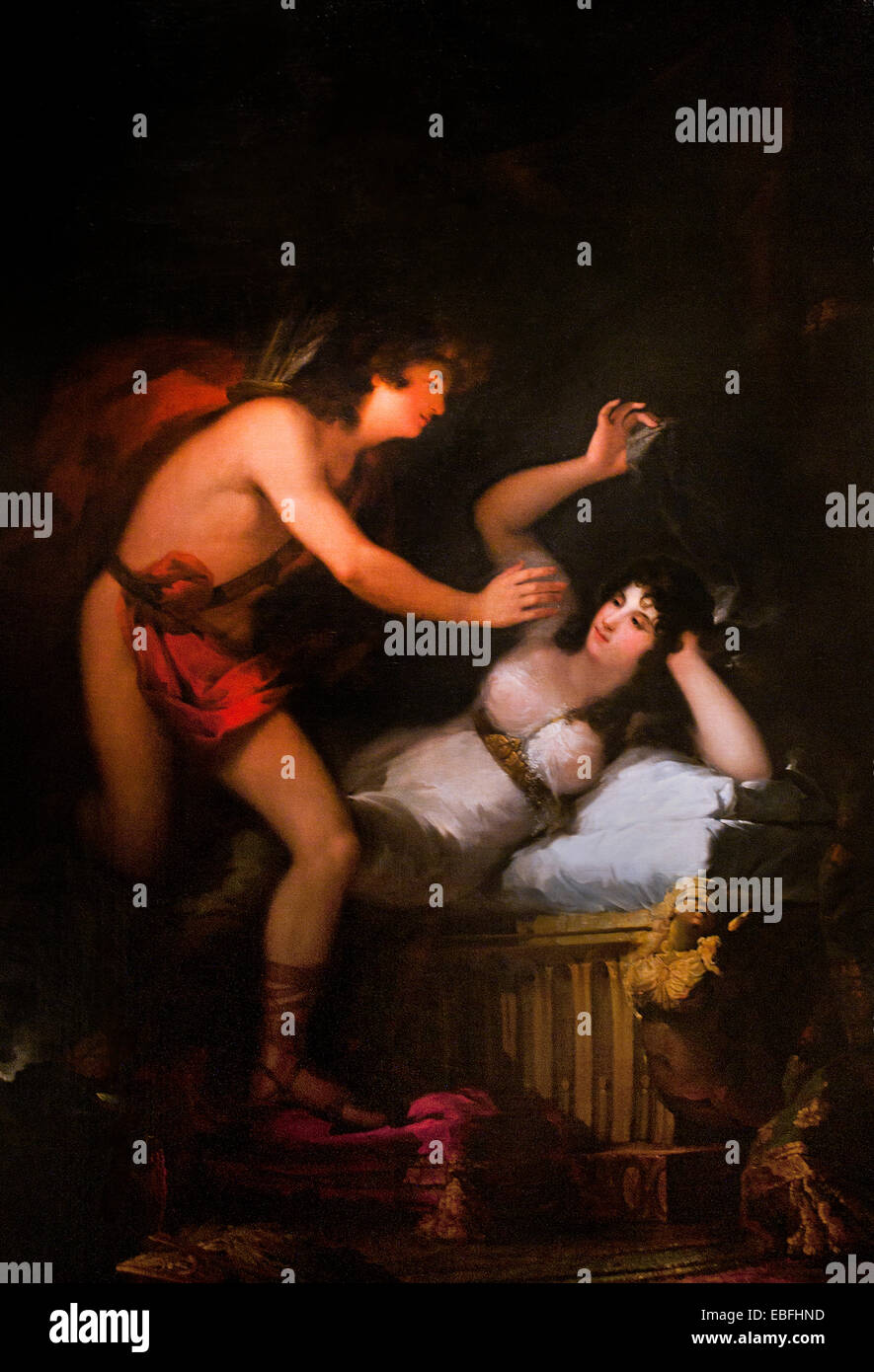 Allegorie der Liebe Amor und Psyche (verewigt in den Metamorphosen - Lucius) Francisco de Goya Y Lucientes 1746-1828 Spanien Stockfoto