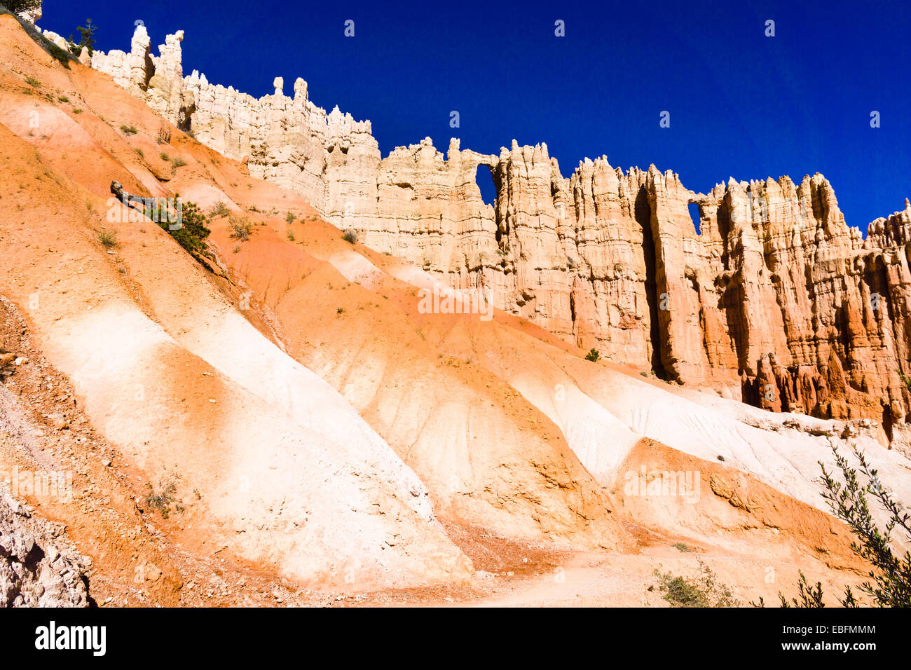 Wand von Windows. Bryce-Canyon-Nationalpark, Utah, USA. Stockfoto